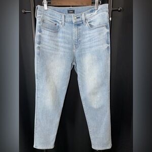 Express Light Blue Men's Straight Jeans